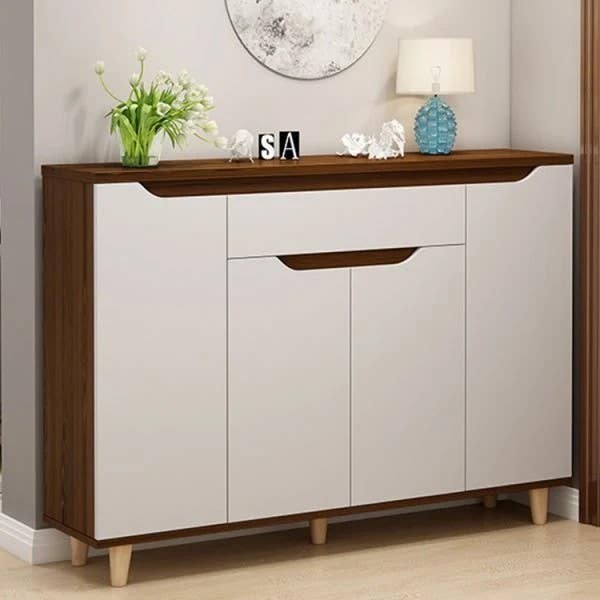 Modern White Wooden Shoe Closet | 140 x 40 x 100 | My Store