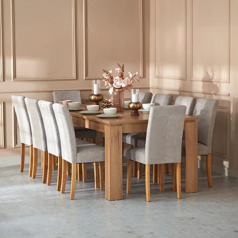 Modern Dining Table 240 x 100 cm | Solid Wood | 10 Seats