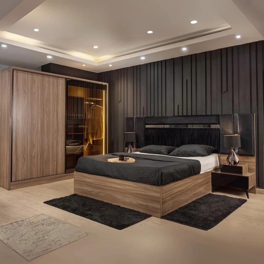 Neo-Inifinity Bedroom Set | Modern Design | High-Quality MDF | Soft-Close Drawers