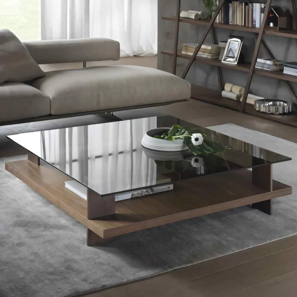 Modern Wooden Living Room Table Unit | 90 x 90 x 40 | TA40