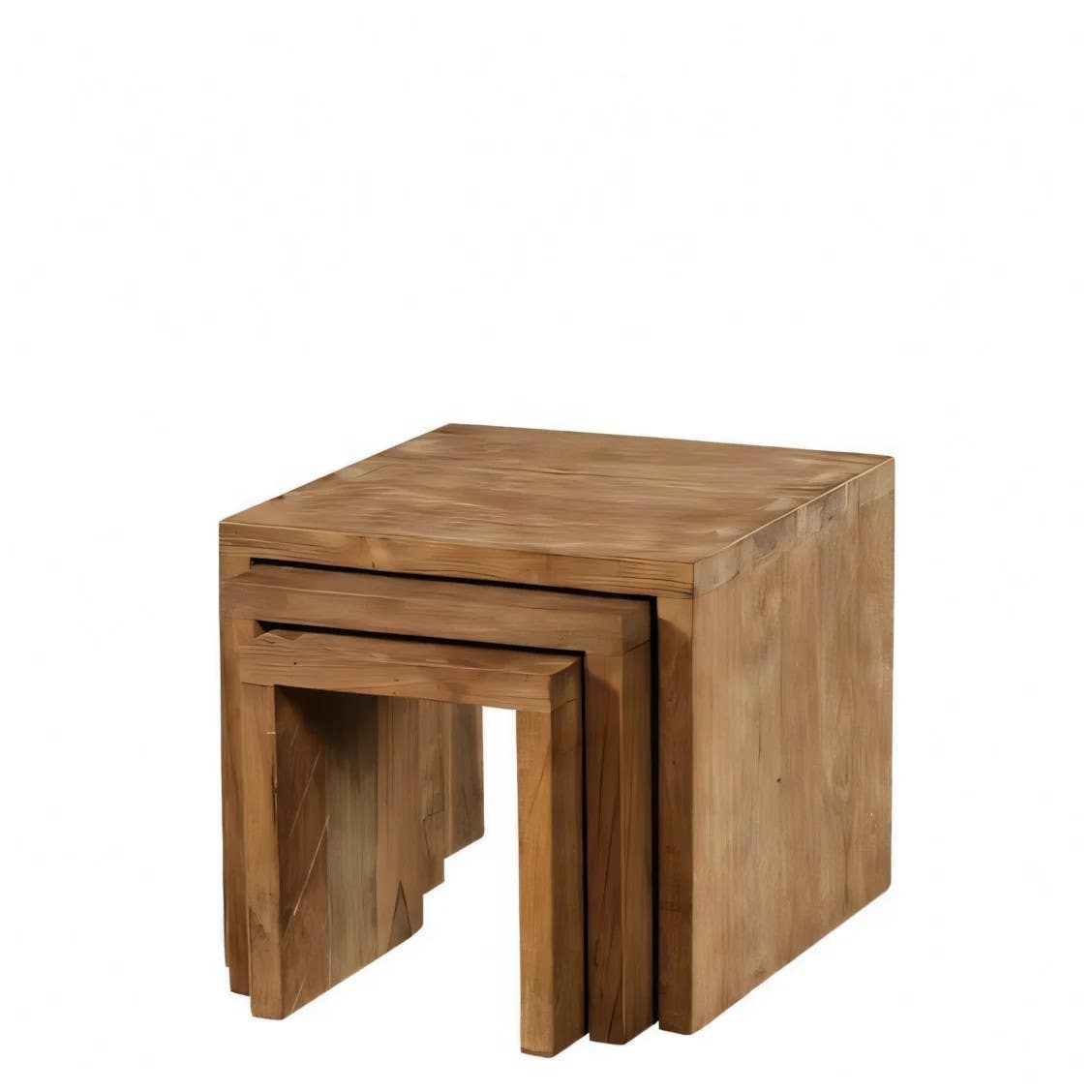 Rectangular Brown Table Unit | 50 x 40 x 45 | Living Room Furniture