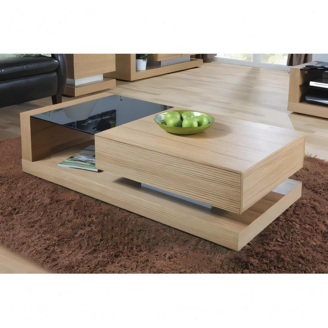 Modern Wooden Table Unit | Rectangular | Living Room Furniture