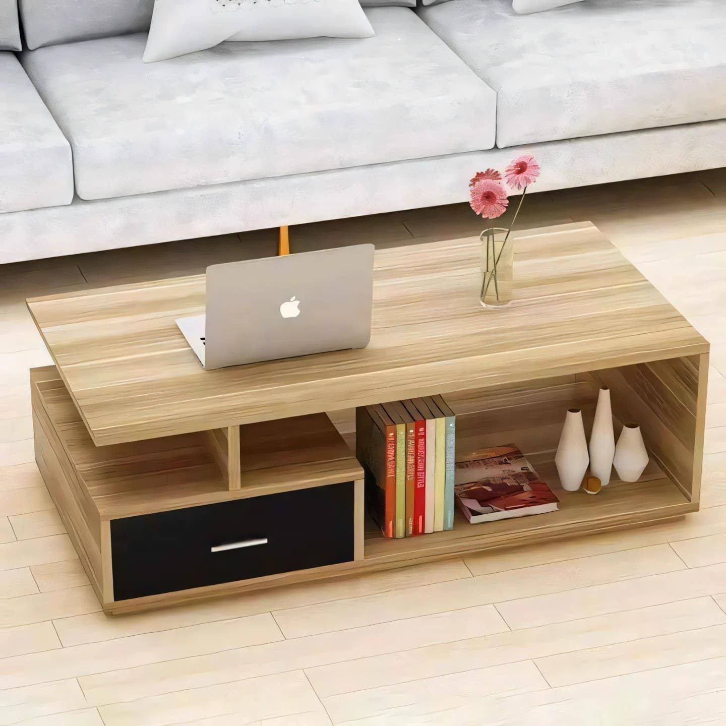 Modern Wooden Table Unit | Rectangular | Living Room Furniture