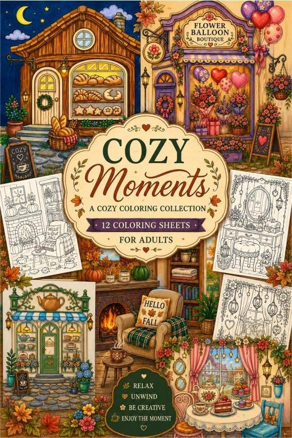 Generic 12-Pack A4 Coloring Pages 200g - Stress Relief Creative Sheets - Calligraphy Detailed Designs