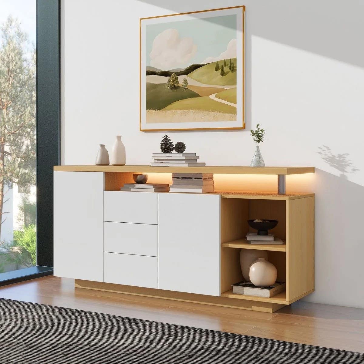 Buffet | Beige & White | 160 x 40 x 90 | SB16
