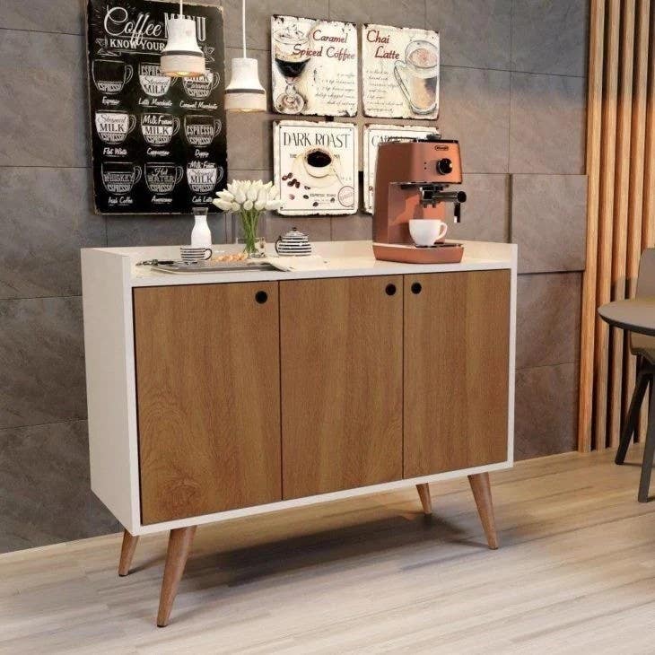 Coffee Corner | White & Brown | 120 x 40 x 80 | CC5
