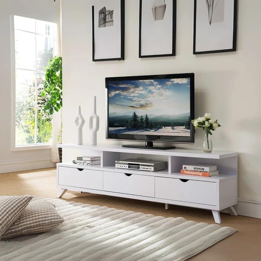 Tv Unit | White | 150 x 30 x 40 | TV16