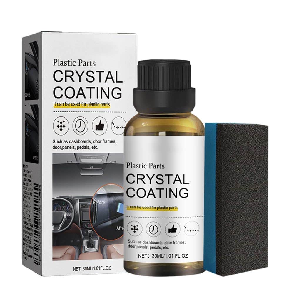 Crystal Clear Plastic Car Parts Polish - Restores & Protects - CK-6004