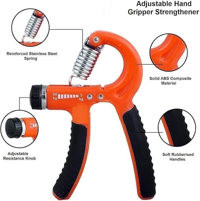 Hand Grip Strengthener, Adjustable Resistance Grip Exerciser Set Of 5 For Forearm Finger Hand And Wrist Training, Fitness And Rehabilitation Equipment For Men And Women