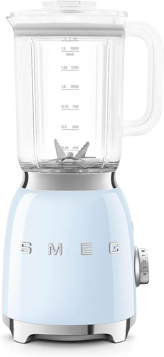 SMEG BLF03PBEU Blender, Plastic, Pastel Blue
