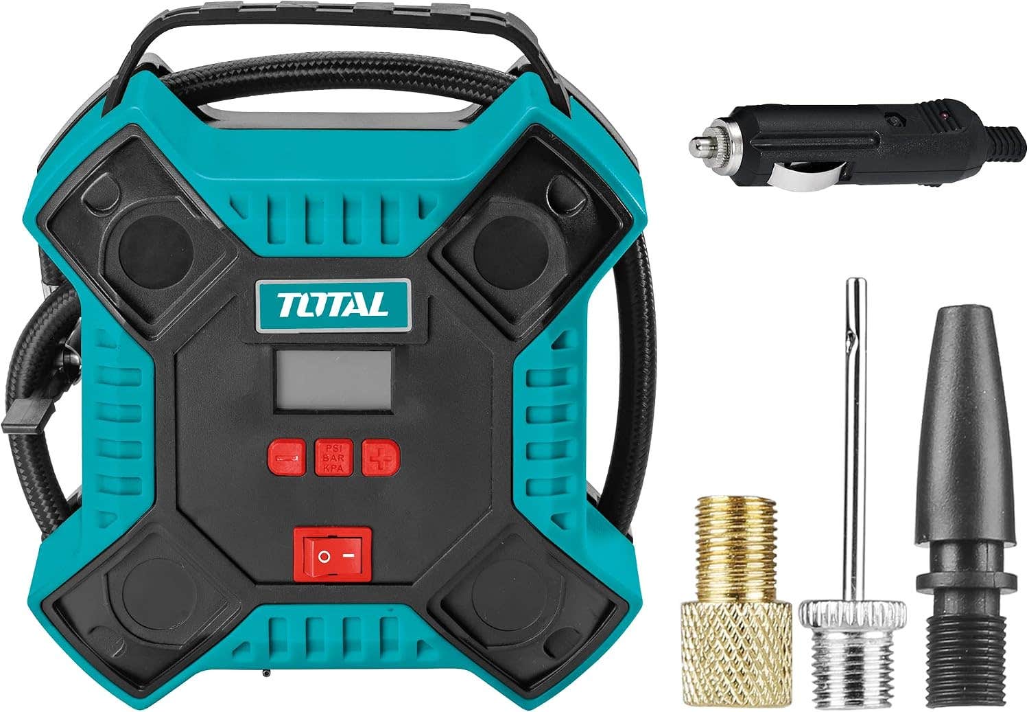 TOTAL Digital Car Compressor 12V 160 Psi 35L/min - TTAC1601