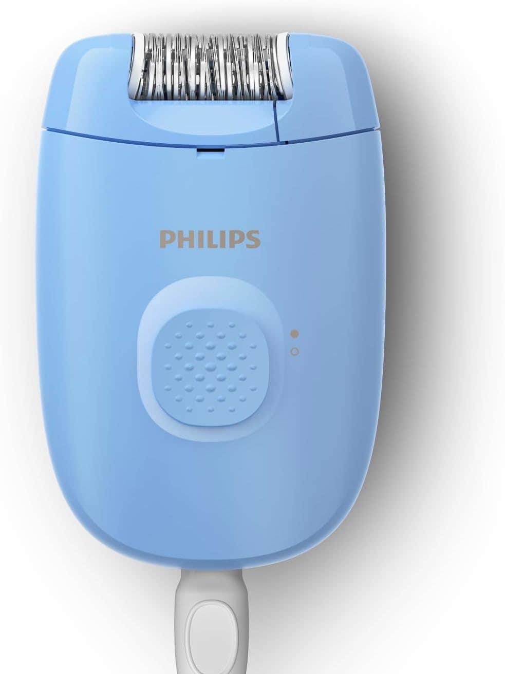 Philips 2000 Series Epilator, Portable, Washable Head, Blue, BRE228/05