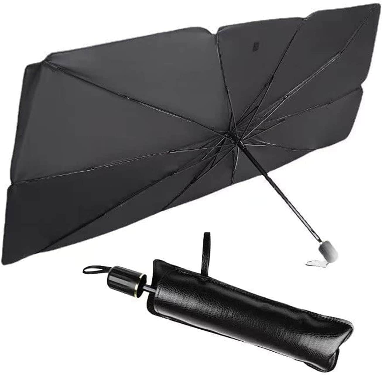 Universal Car Windshield Sun Shade Cover - UV Blocker, Heat Protection - 57 x 31 Inch