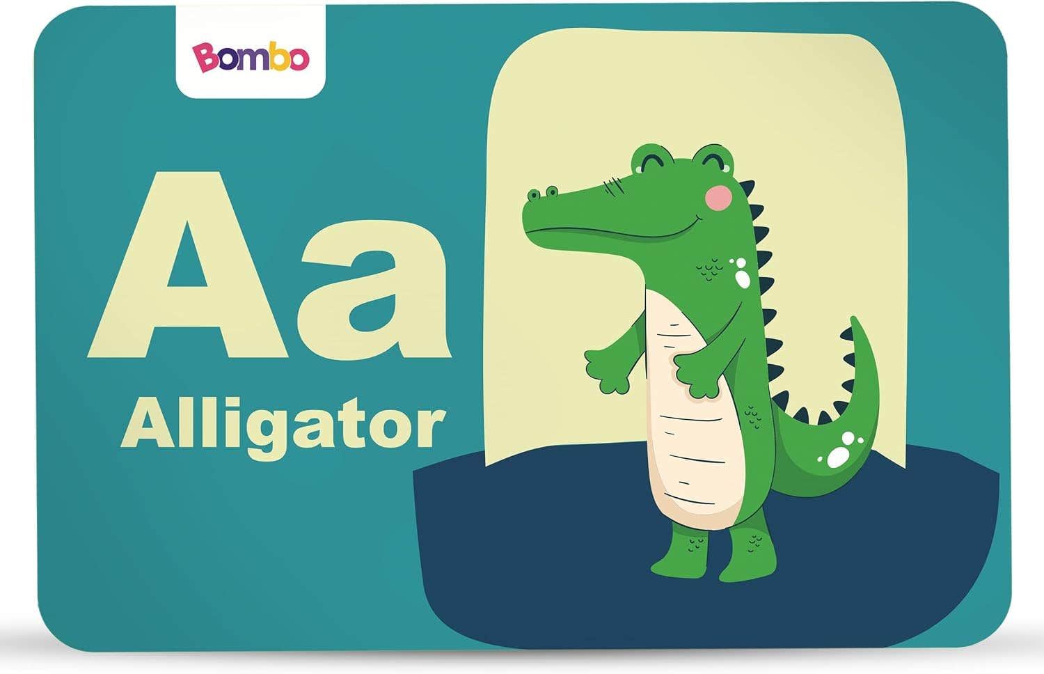 ABC Flash Cards for Kids - 26 English Letters Learning Cards for Kids - Write and Erase Flash Card - Size 16x10cm - Ages 3 - ABC Flash Cards