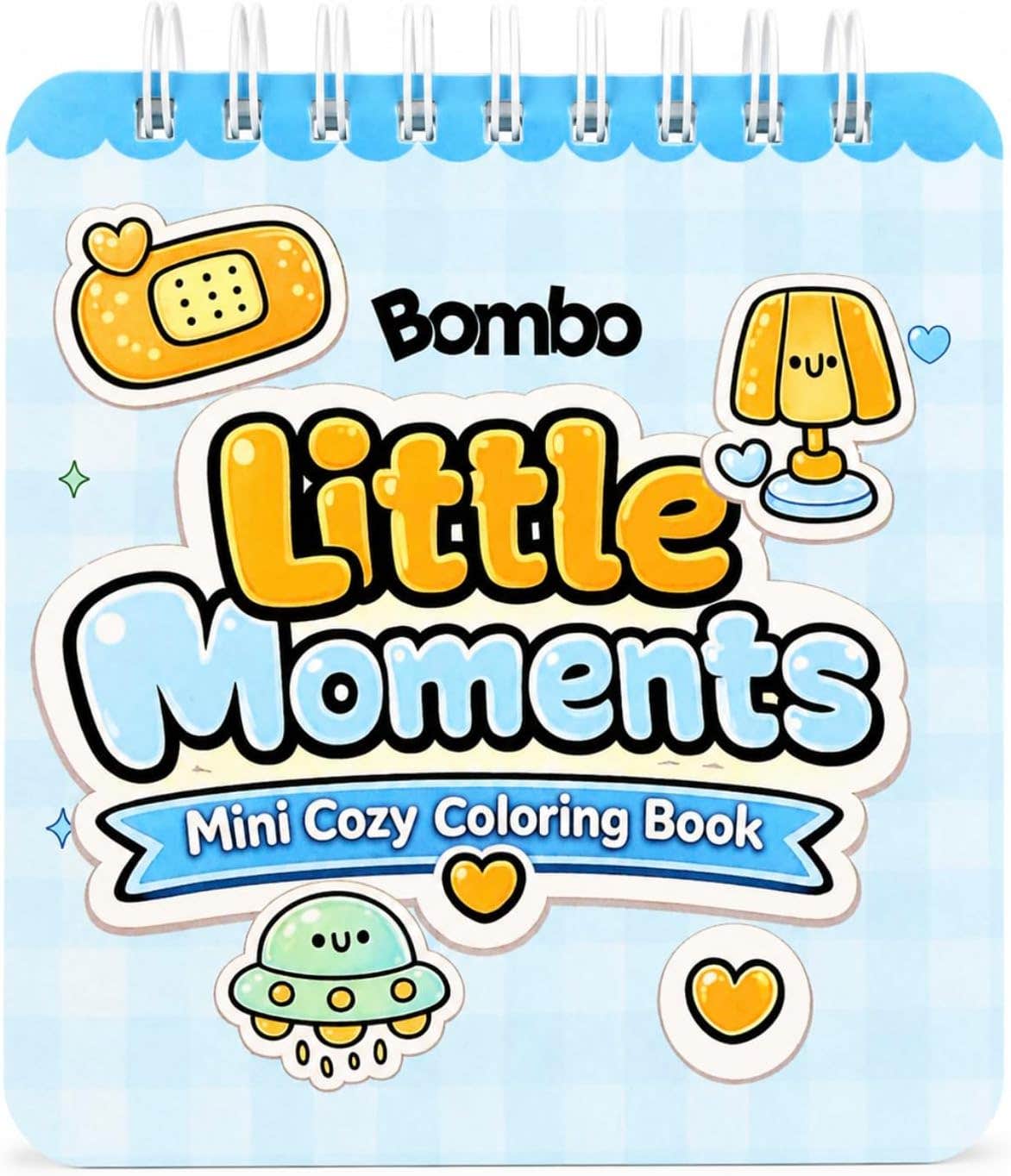 Mini Cozy Coloring Book for Adults - 40 Pages - with Ink Leak Proof Divider - Cute Daily Moments for Relaxation and Stress Relief - Little Moments Mini Cozy Coloring Book