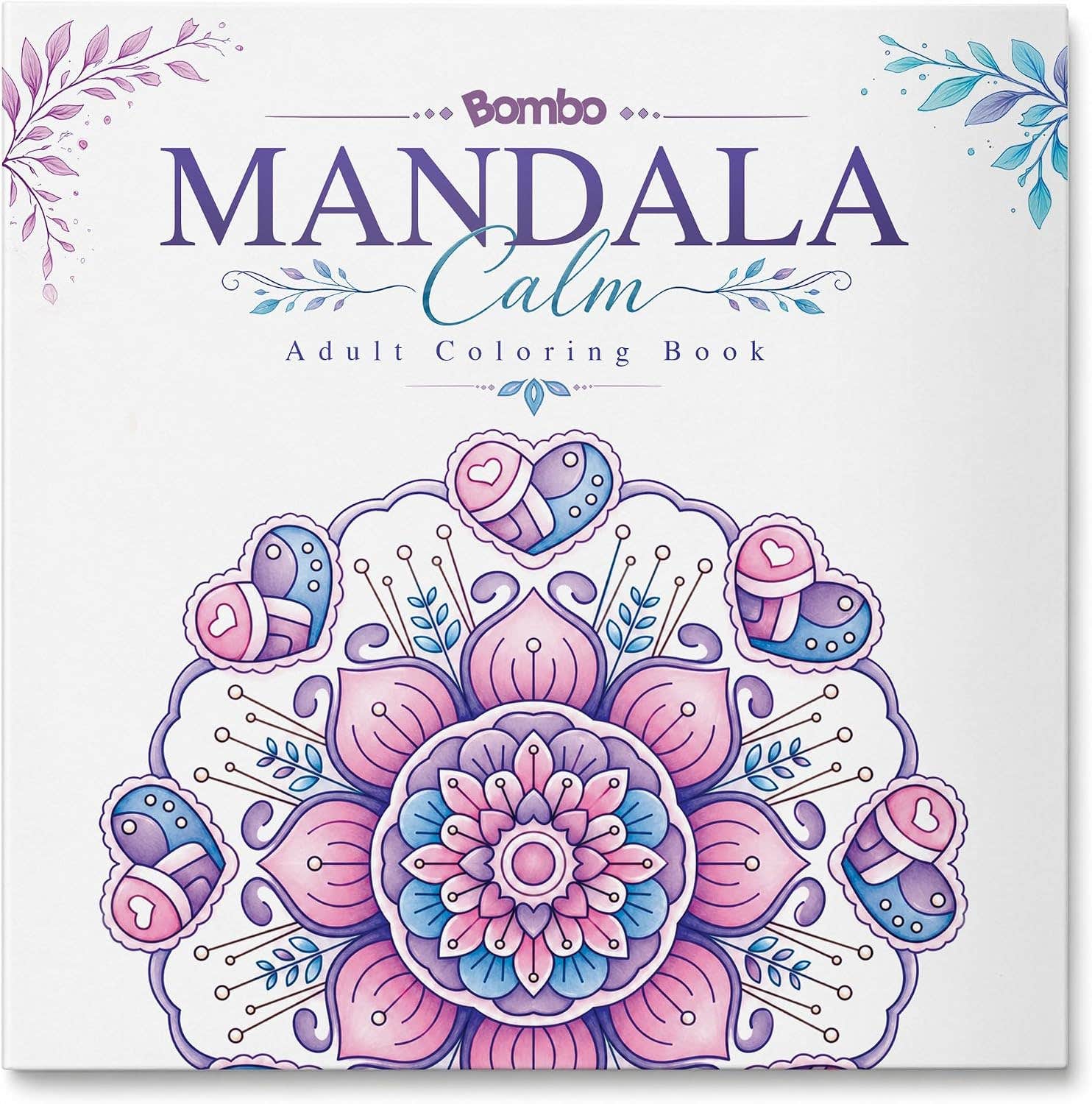 Mandala Adult Coloring Book - 40 Pages - Ink Leak Proof Plastic Divider Gift - Adult Coloring Book - Best Coloring Books for Adults