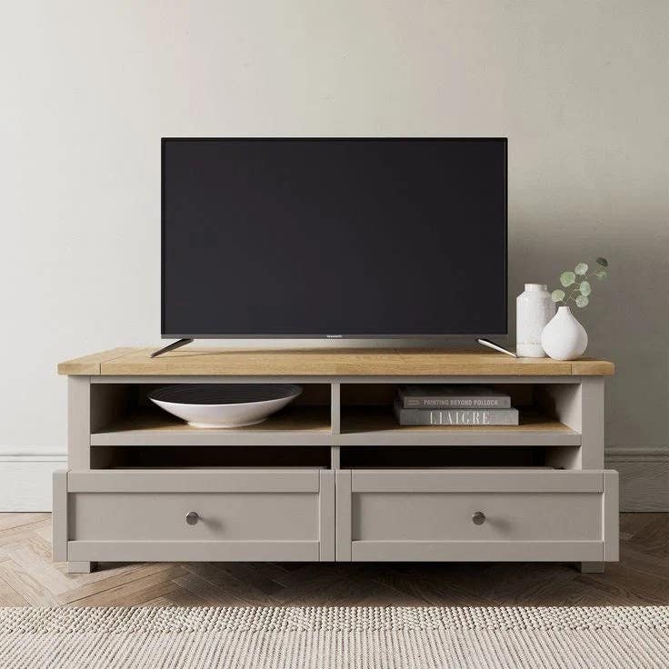 TV Table | Wooden & Grey | 120 x 40 x 40 | TV84