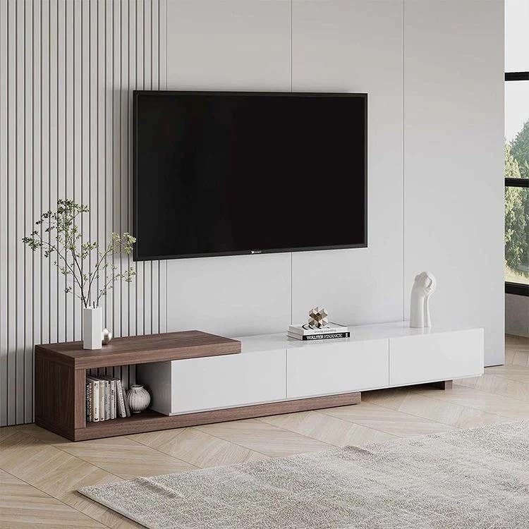 TV Table | Brown & White | 240 x 40 x 40 | TV90