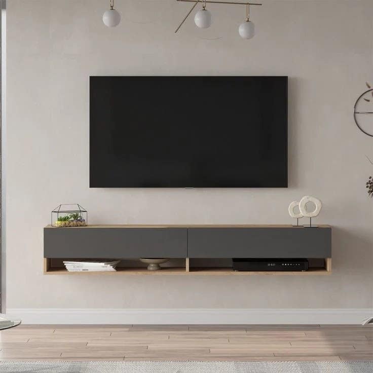 TV Table | Black & Wooden | 120 x 30 x 30 | TV73