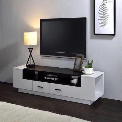 TV Table | White & Black | 160 x 40 x 40 | TV99