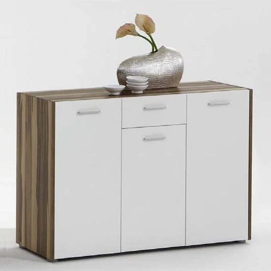 Shoe Closet | White & Wooden | 120 x 40 x 100 | SU14