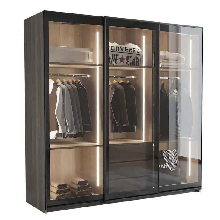 Wardrobe | Black | 180 x 50 x 200 | WD19