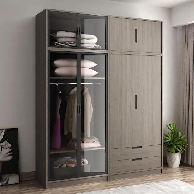 Wardrobe | Wooden | 160 x 50 x 220 | WD36