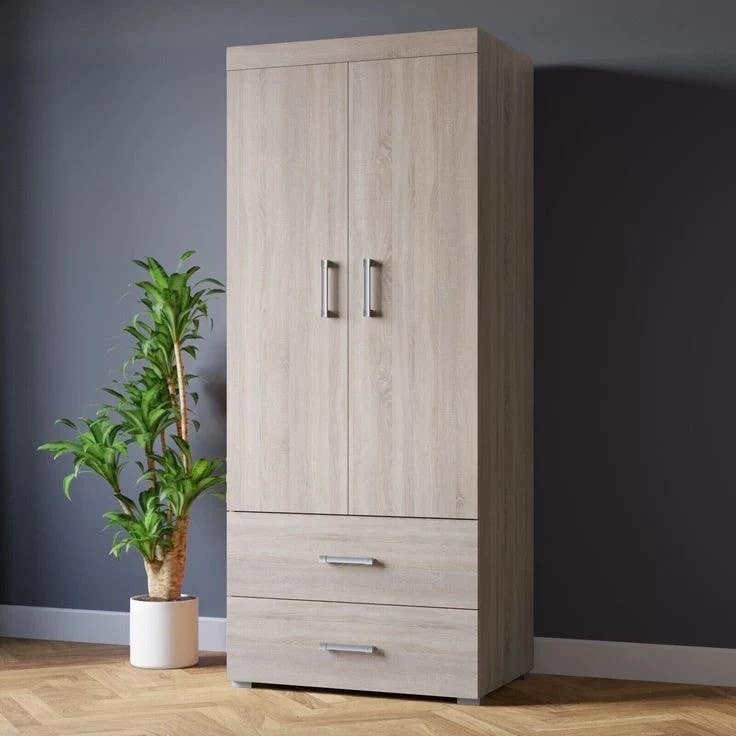 Wardrobe | Beige | 80 x 50 x 220 | WD57