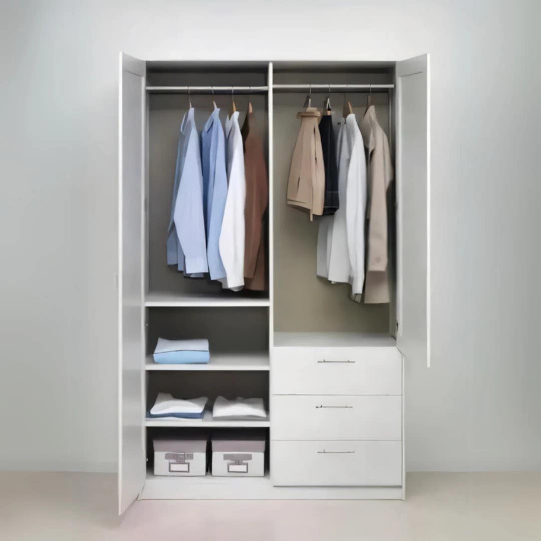 Wardrobe | White | 100 x 50 x 200 | WD47