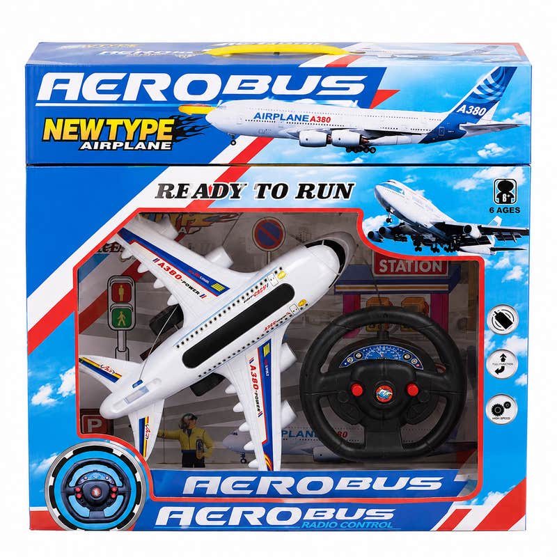 Abosefen Company A380 Wireless Remote Control Kids' Plane Toy