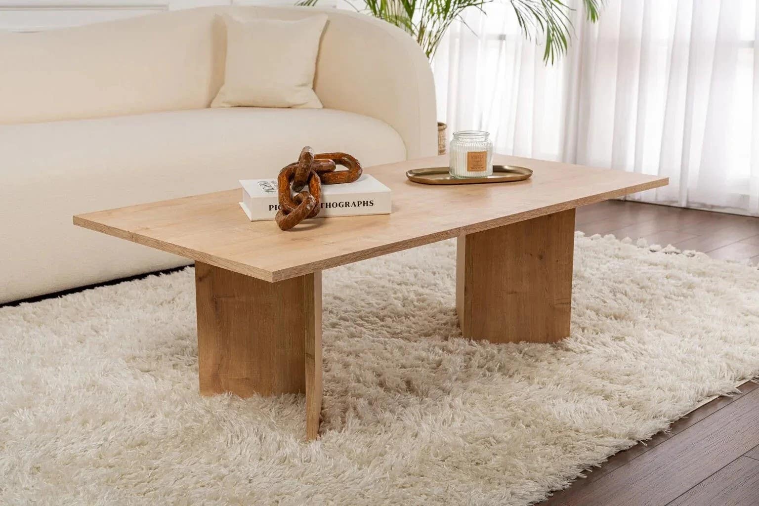 DAISY Coffee Table – MDF, (119x60x40cm)