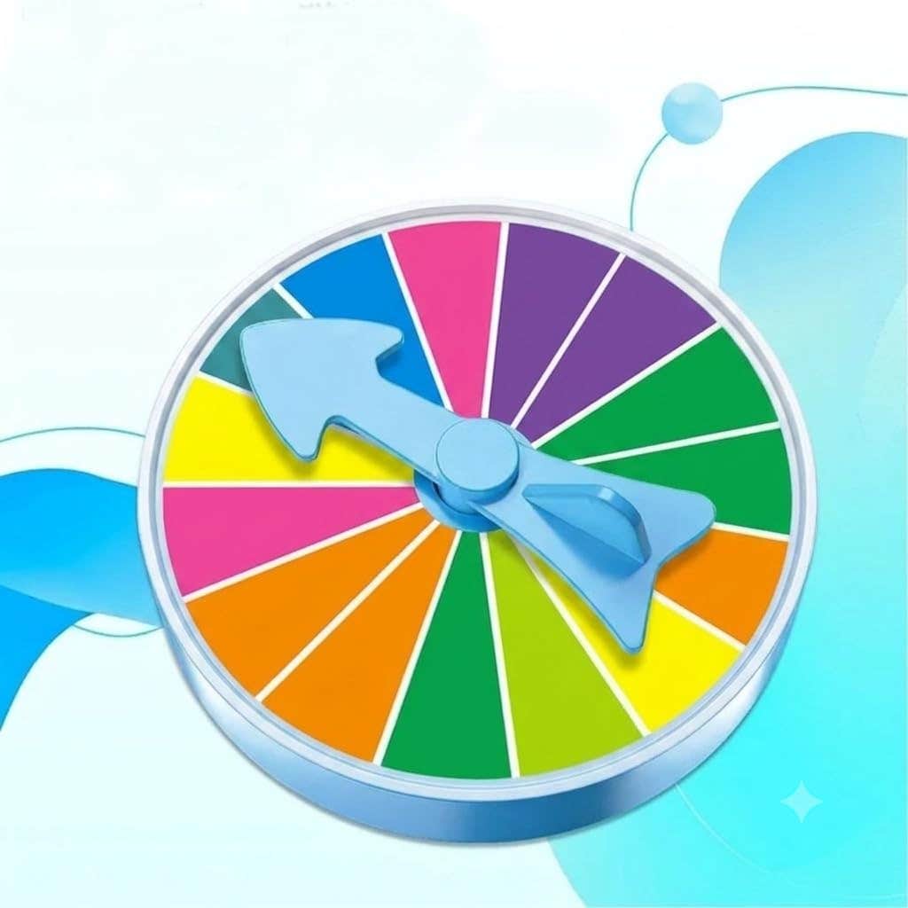 Interactive Spinning Disc Game Challenges and Commands for Parties, Home Activities and Family Gatherings