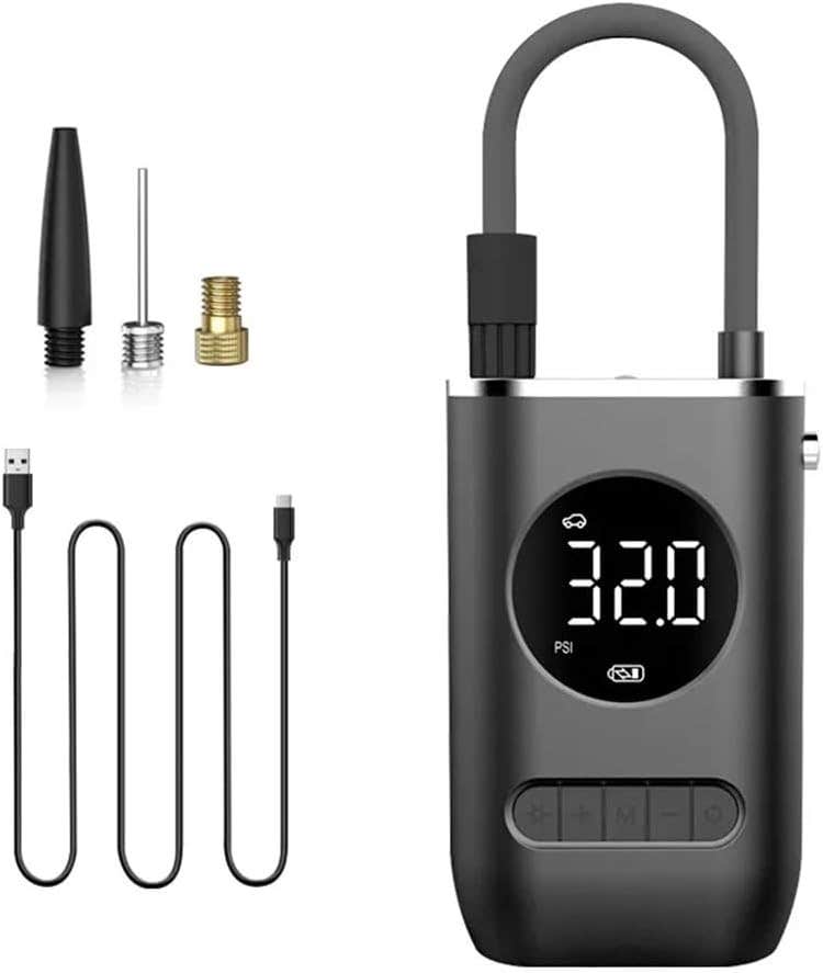 Cordless Portable Air Pump 50W Cordless Blower & Pump - 4000mAh Battery/Model CZK-3668 - Black