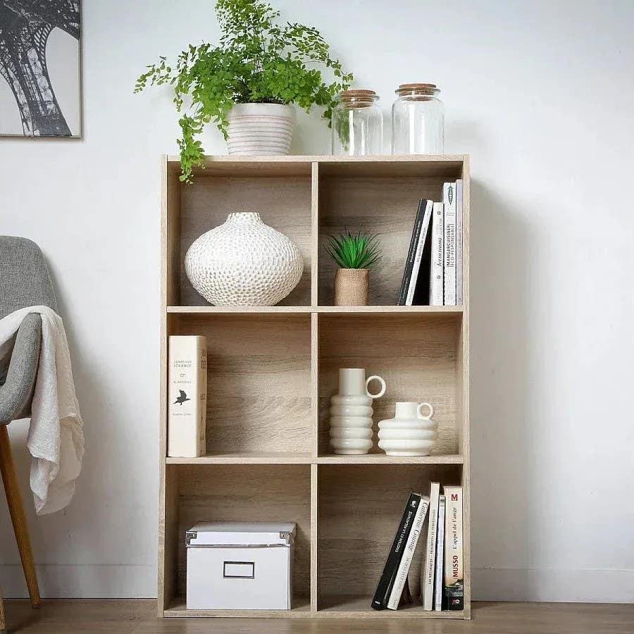 BETTY Bookcase – MDF, 60x30x90cm