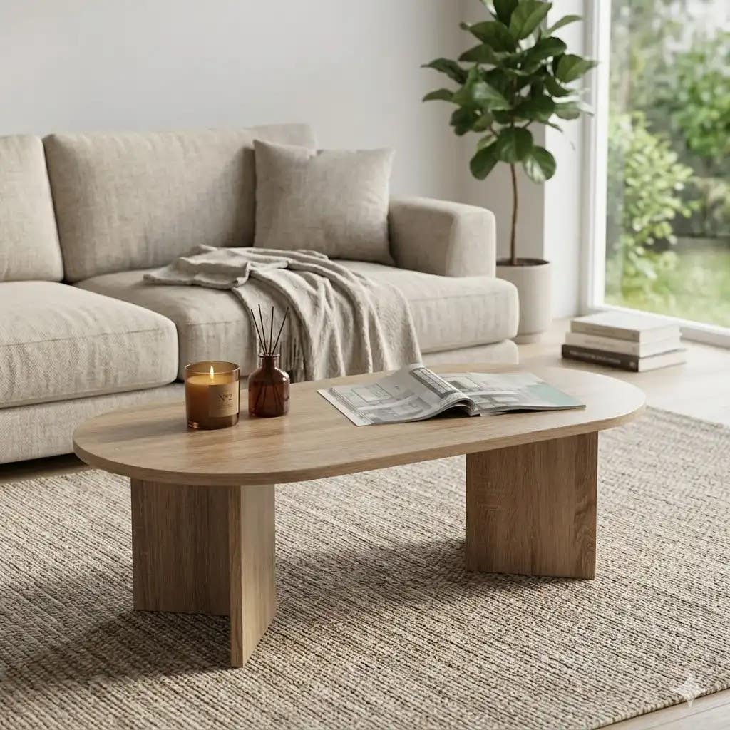 Modern IRENE Coffee Table - 119x60x40cm - Home Furniture