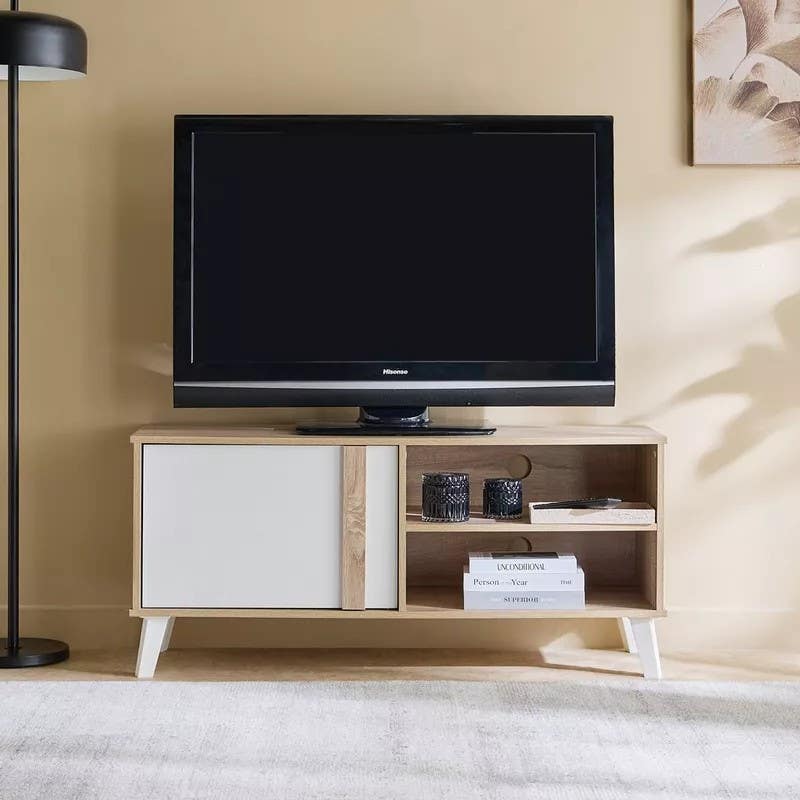 Modern 120cm MDF TV Unit with 100% Melamine Coating | FURNiLE