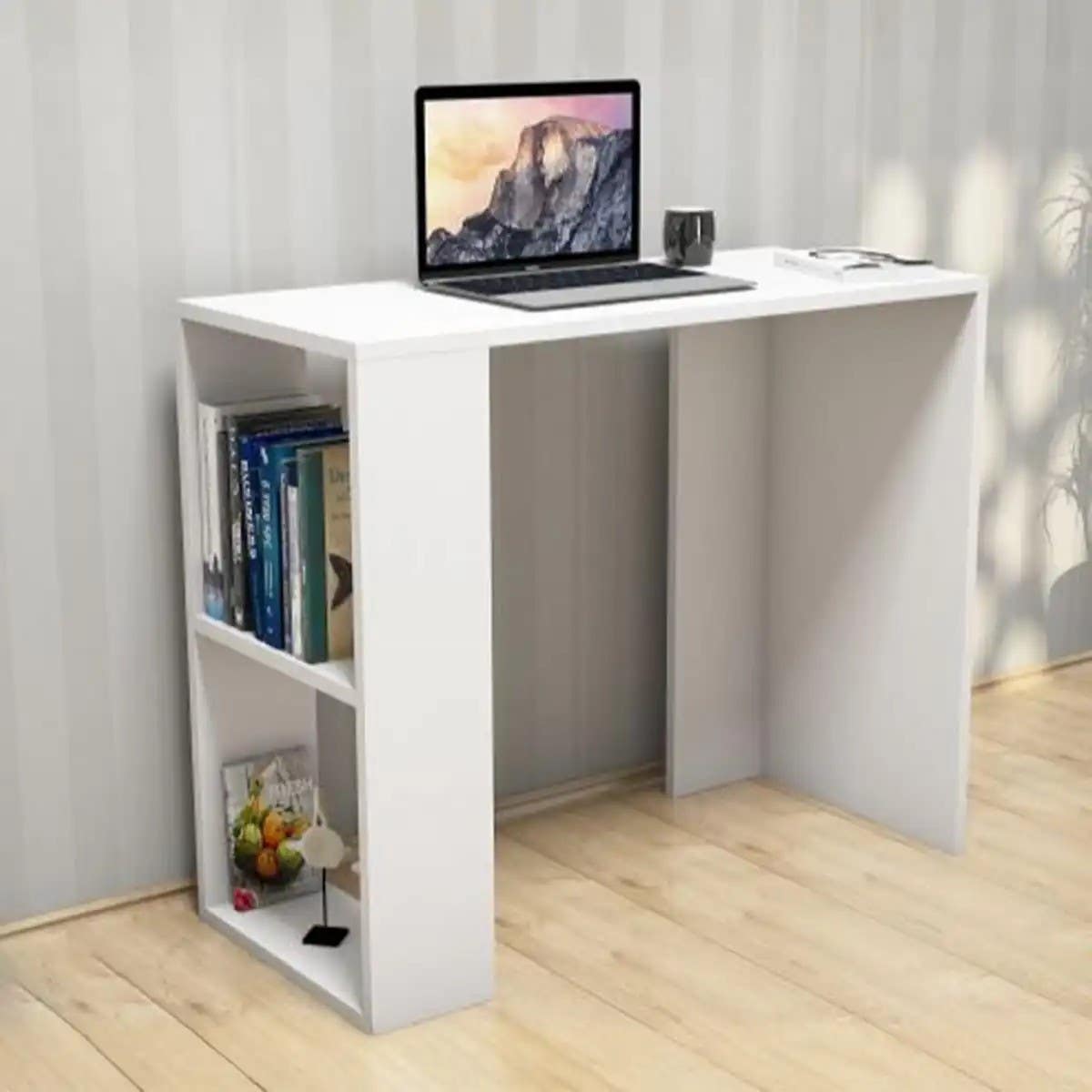 FURNiLE LEO Desk 90x40x75 - Melamine Coated MDF