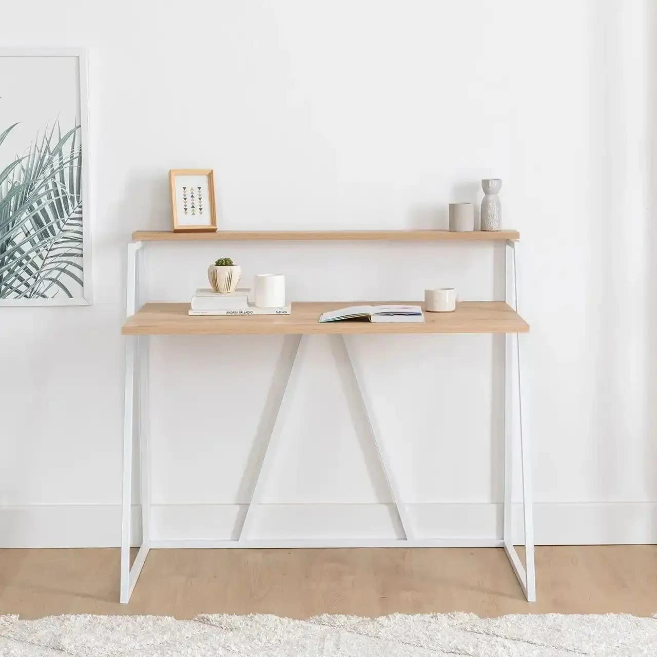 [Width 105cm] NOAH Metal Desk with MDF Top 105*60 DSK10860128