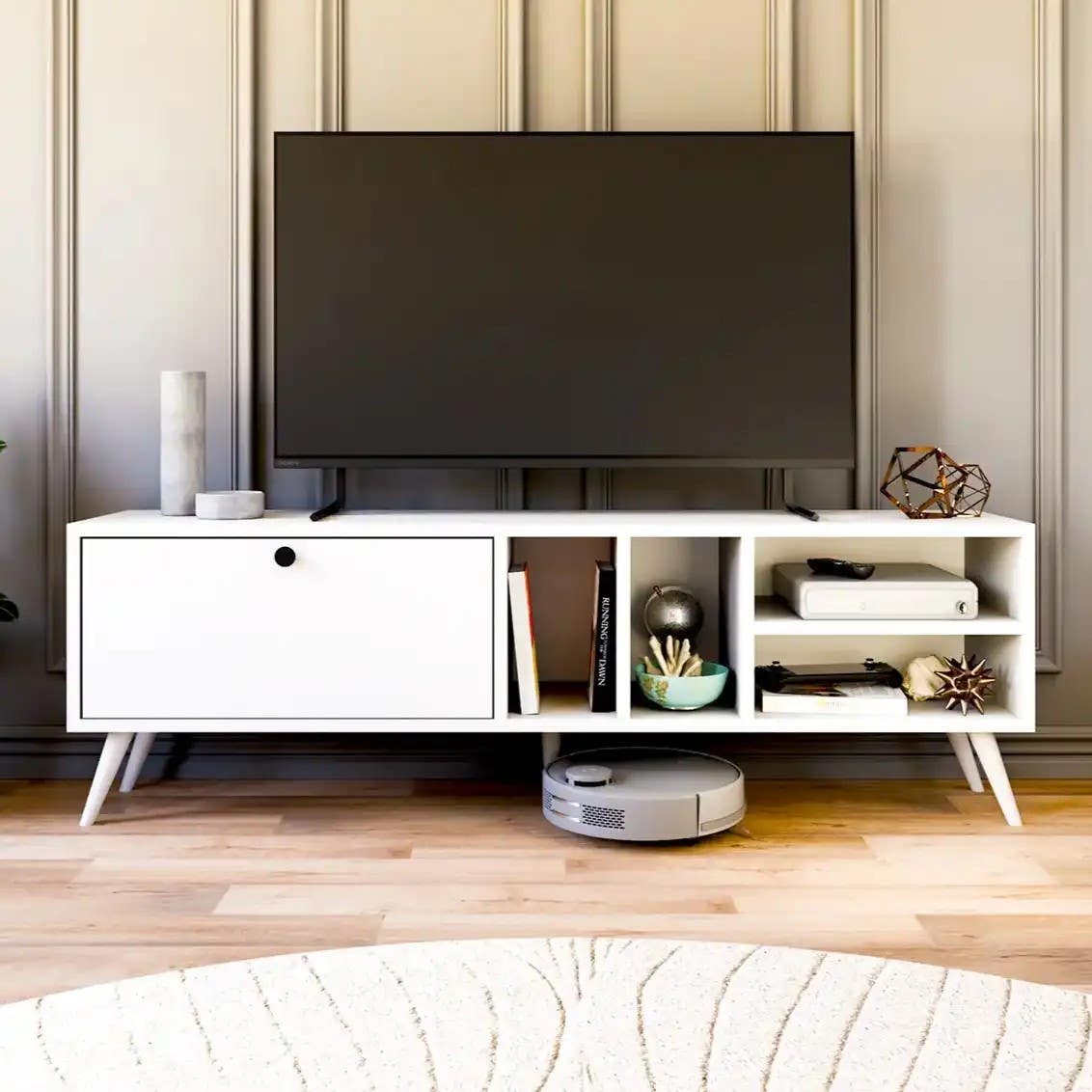 FURNiLE T03 140cm Width TV Table MDF