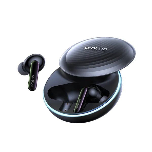 Oraimo Space Buds Prime, Gray Space - Active Noise Cancelling, IPX4, Bluetooth 5.4