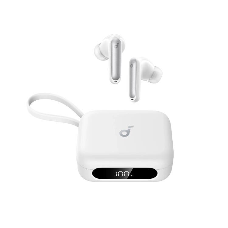 Anker Soundcore P41i True Wireless Earbuds, Adaptive Hybrid ANC, White