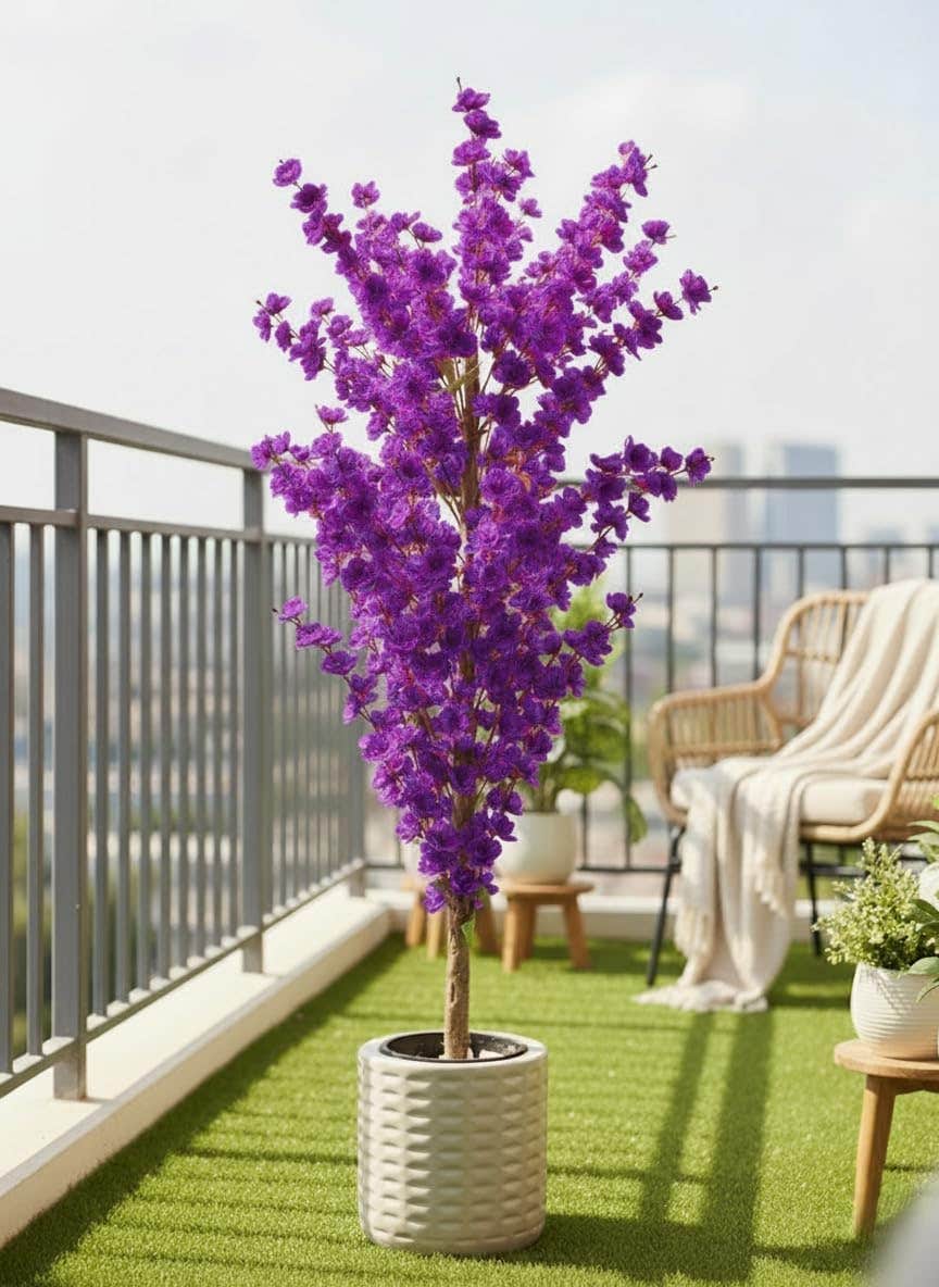Generic Artificial Apricot Tree with Realistic Leaves - 150cm