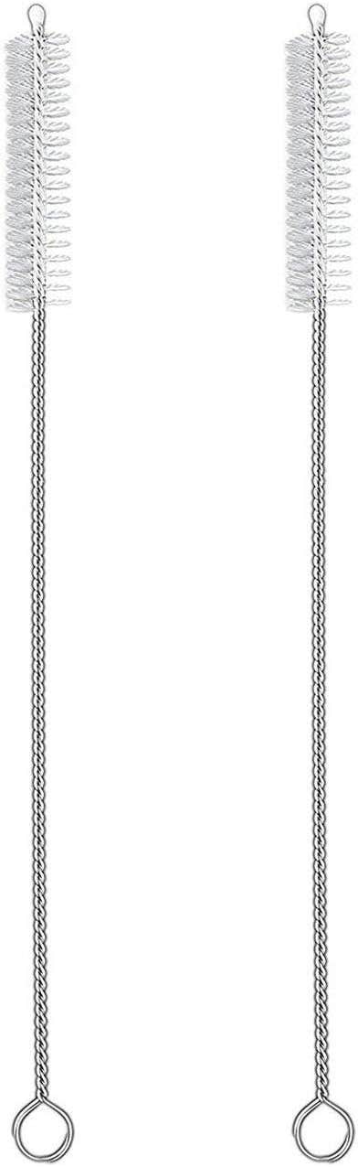 bpa 2 Qty Drink Straw Cleaning Brush - Silver