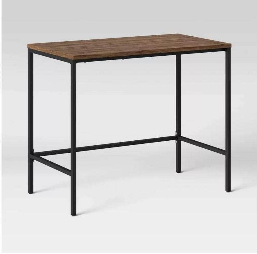 Modern Small Walnut Loring Desk - Compact Workspace Solution