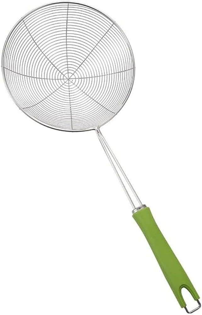 Generic Potato Rack with Green Handle - Kitchen Tool for Easy Potato Handling
