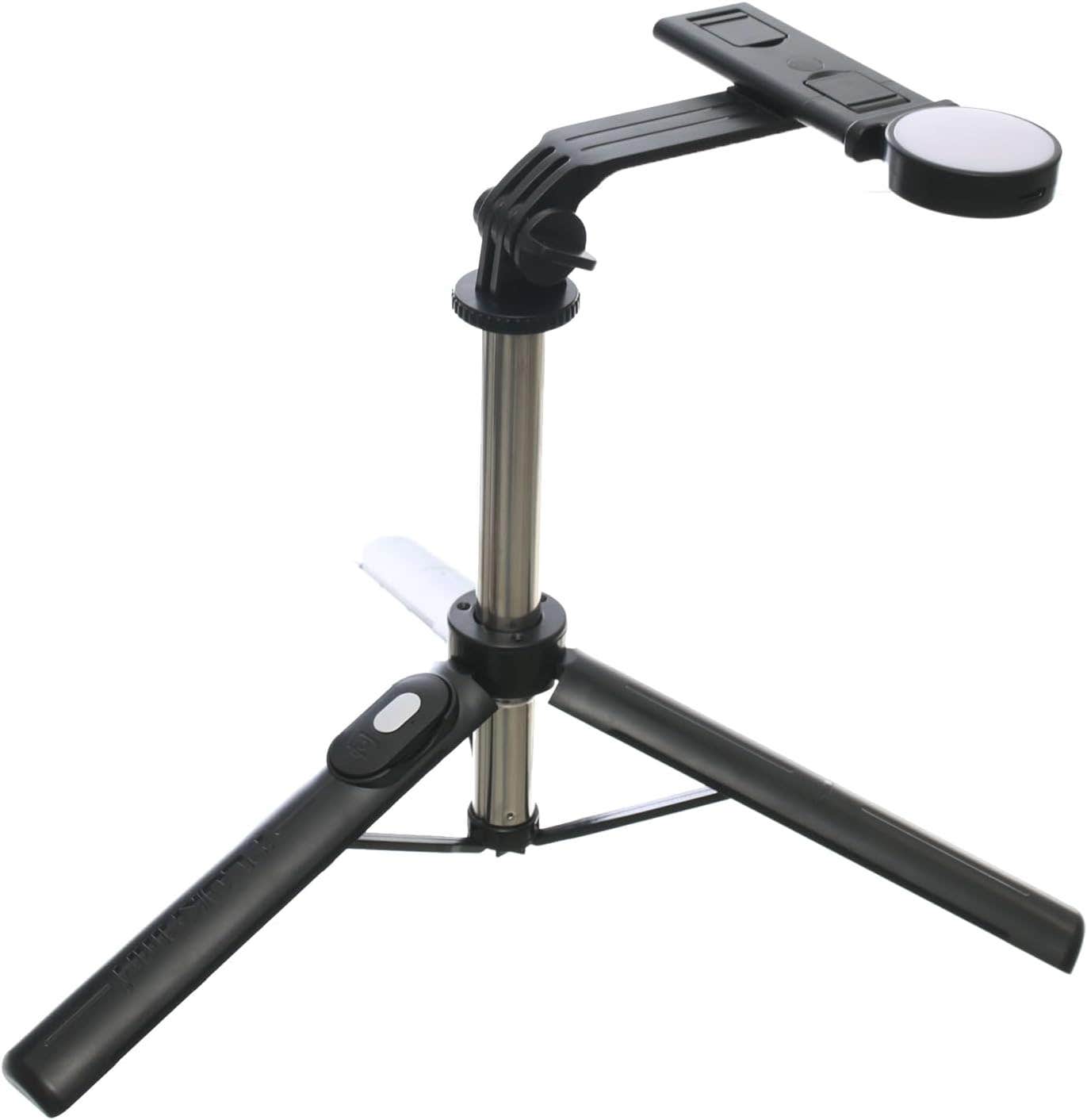 Plokama Live K7 LED Selfie Stick with 360° Rotation - Black