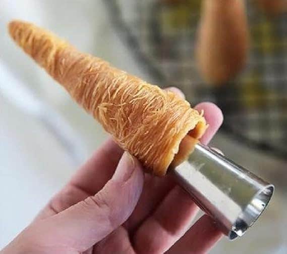 Stainless Steel Dessert Funnel Set for Kunafa & Croissant Making