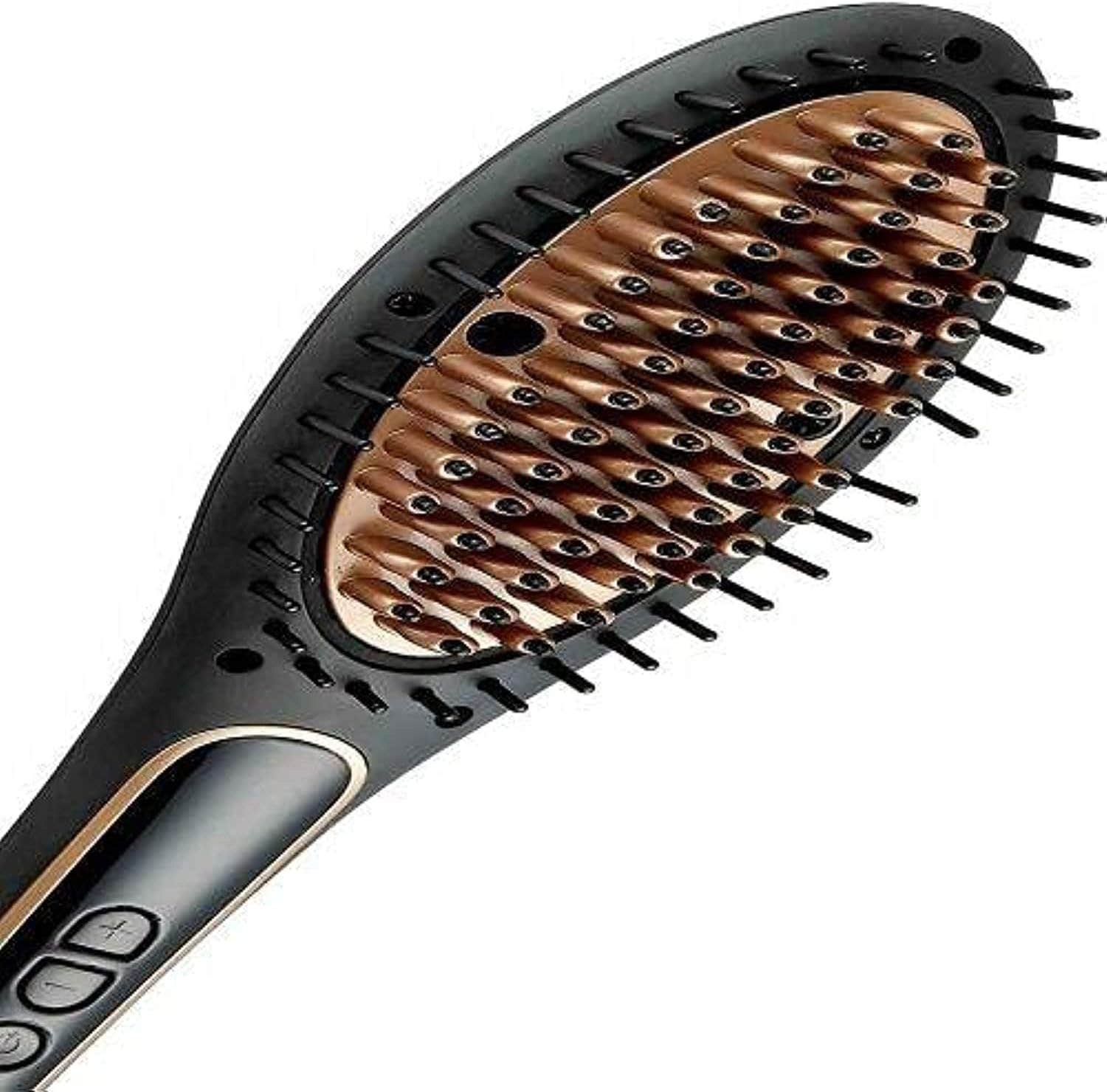 SOKANY Ceramic Hair Straightener Brush - Red