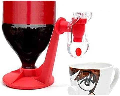MT Red Plastic Coke Party Soda Drink Dispenser Fizz Saver Gadget