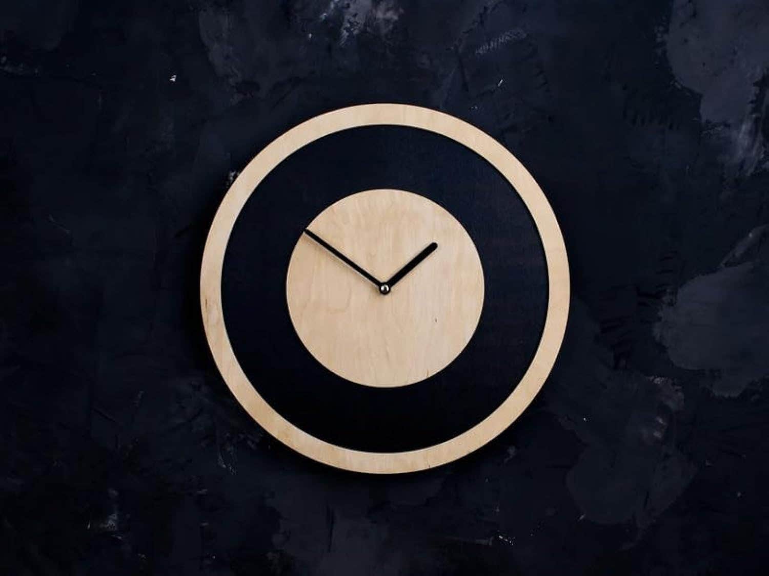 Home Gallery Personalized Beige Wall Clock - 40 cm - Modern Design